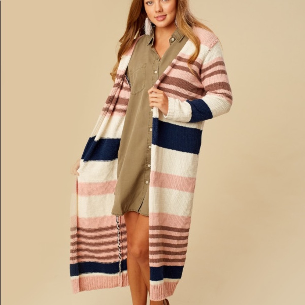 Altar’d State Colorblock Cardigan Sweater